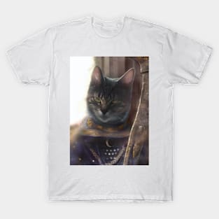 Mystic Mage cat: Videntis T-Shirt